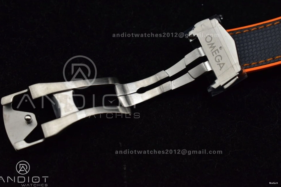 on Planet V2 Ocean Gray Super 1:1 43.5mm Dial VSF Nylon Clone Edition SS Orange Black Strap A8900 Best Bezel 1117